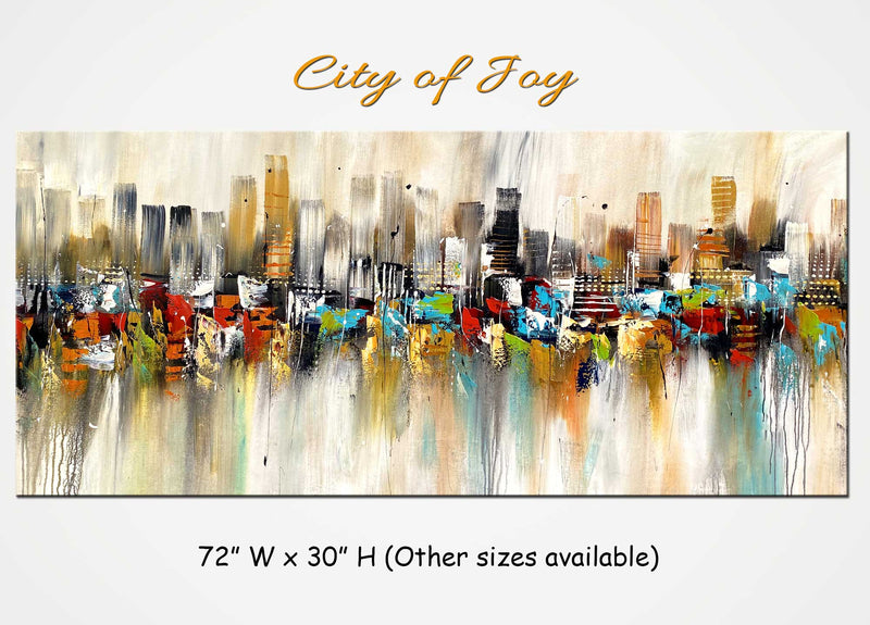City of Joy - Cityscape art category - main display image - grey