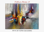 Colour Storm 2 - Abstract art category - main display image - grey