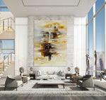 Harmony - Abstract art category - extra large wall art - gallery wrap