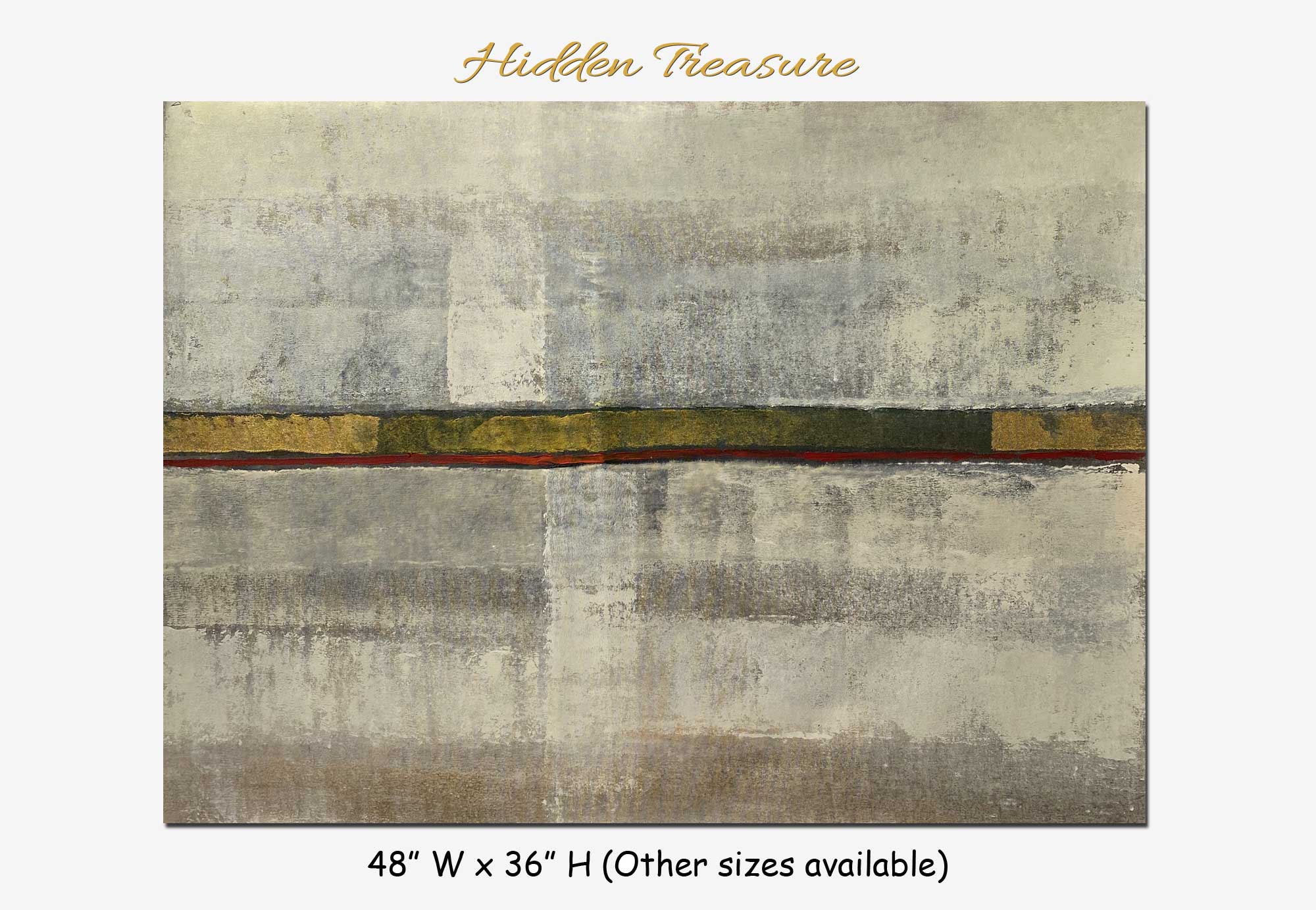 Hidden Treasure - Abstract art category - main display image - grey