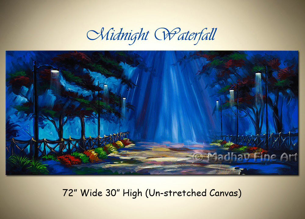 Midnight Waterfall
