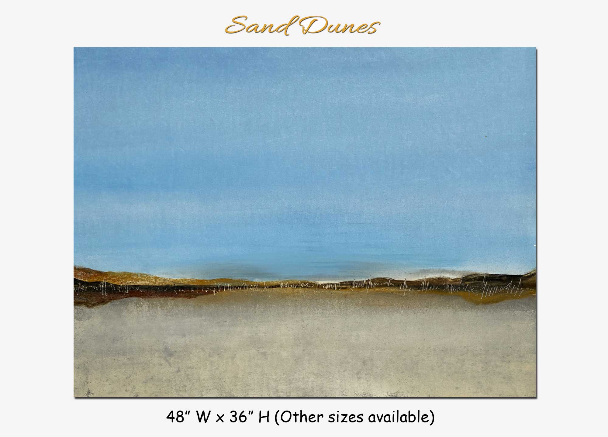 Sand Dunes - Abstract art category - main display image - grey