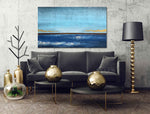 Sea Horizon - Seascape art category - Black sofa background - gallery wrap style