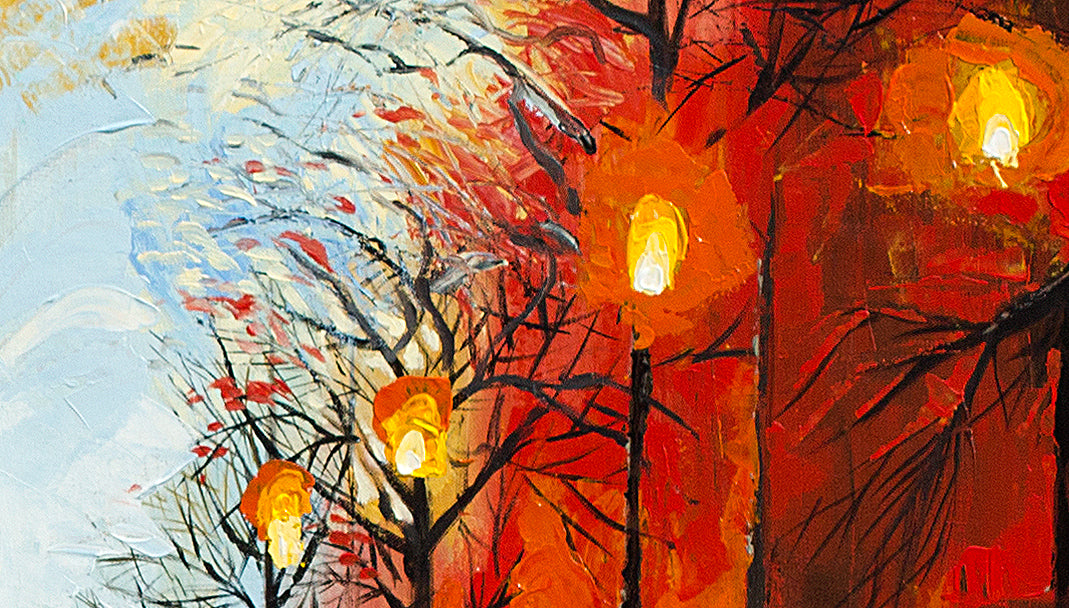 Street Lights in the Morning