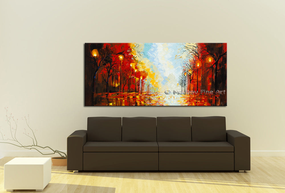 Street Lights in the Morning