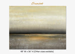 Sunset - Abstract art category - main display image - grey