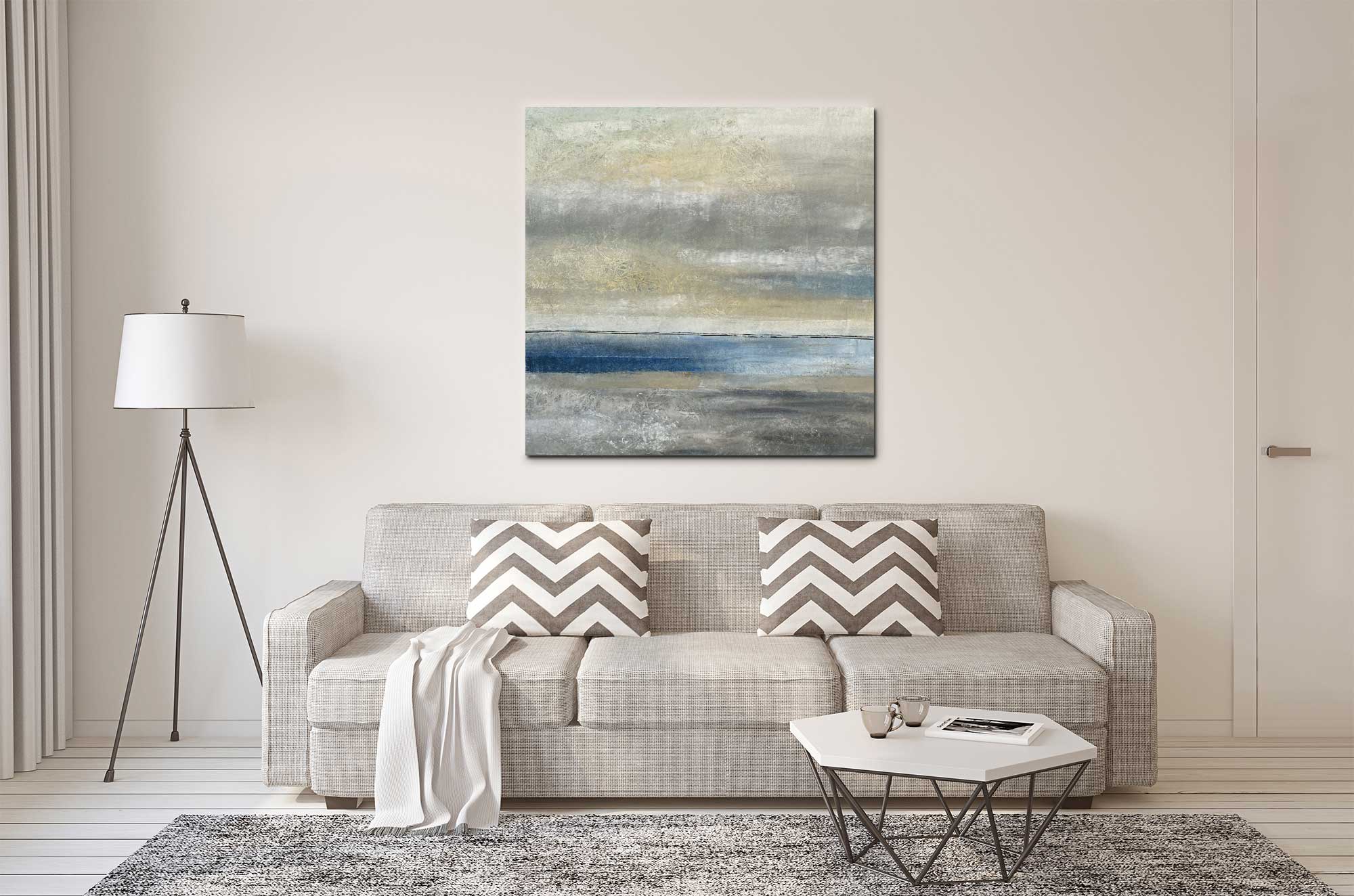 Venus - Abstract art category - Off-white colour sofa background - gallery wrap style