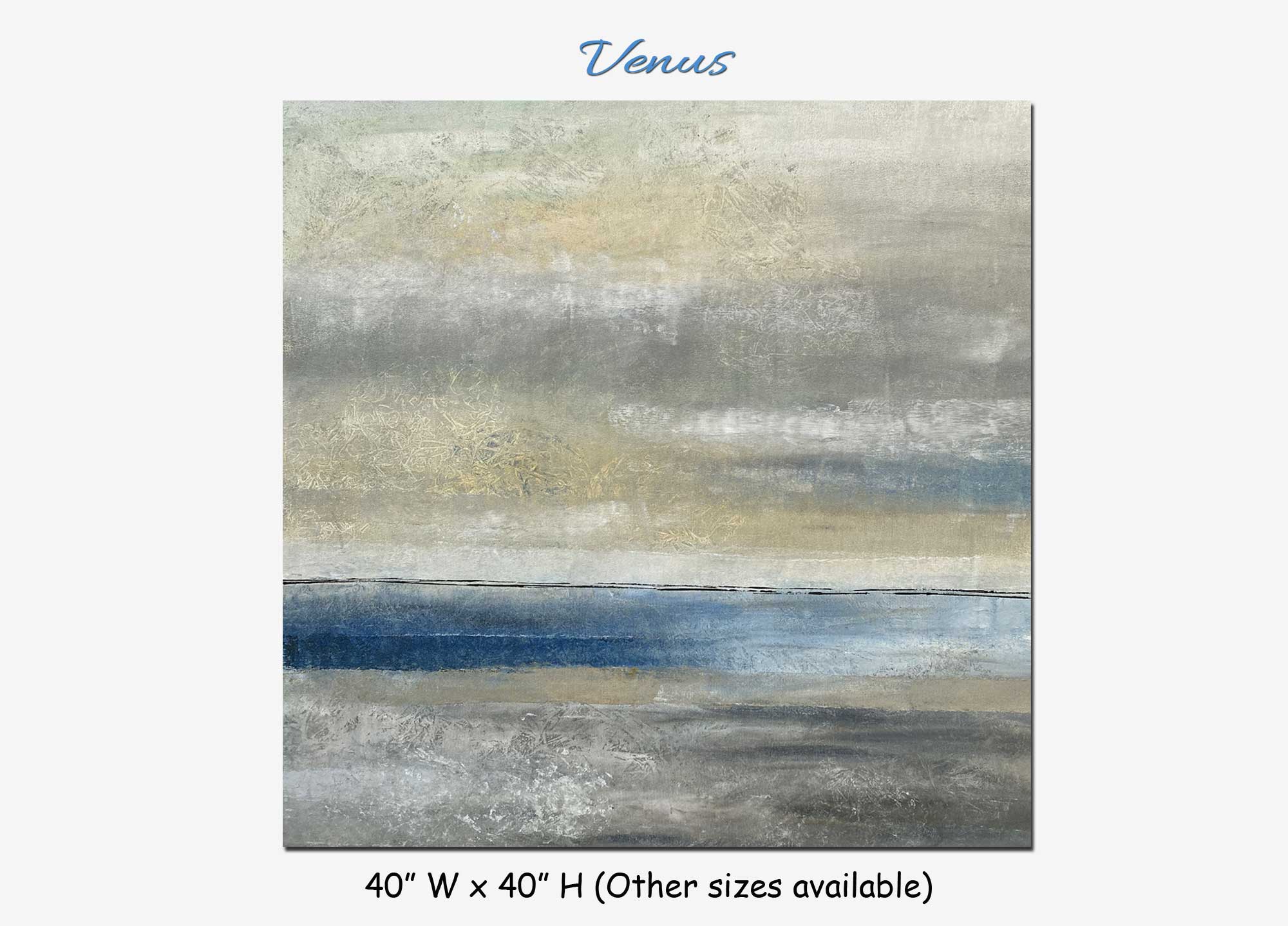 Venus - abstract painting - main display - MadhavFineArt