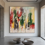 Bloom in Motion – Multicolour Abstract Painting