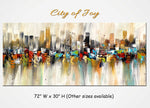 City of Joy - Cityscape art category - main display image - grey