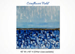 Cornflower Field - main display image - grey