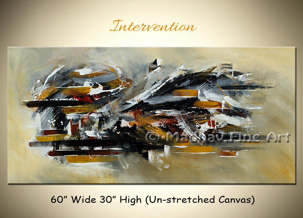 Abstract painting-Large wall art on canvas-Original hand-made