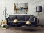 Joy---Abstract-art-category---Black-sofa-background---gallery-wrap-style