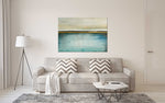 Oasis - Abstract art category - living room sofa background - Gallery wrap style
