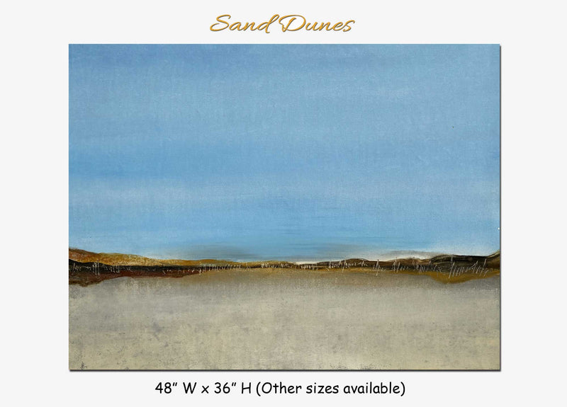 Sand Dunes - Abstract art category - main display image - grey