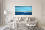 Sea Horizon - Seascape art category - living room sofa background - Gallery wrap style