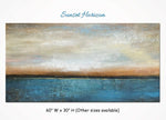 Sunset Horizon - Seascape art category - main display image - grey