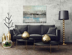 Underwater 2 - Abstract art category - Black sofa background - gallery wrap style