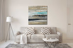 Wilderness 3 - Abstract art category - Off-white colour sofa background - gallery wrap style