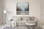 Winter Forest - Abstract art category - living room sofa background - Gallery wrap style