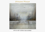Winter Forest - Main display- grey - MadhavFineArt